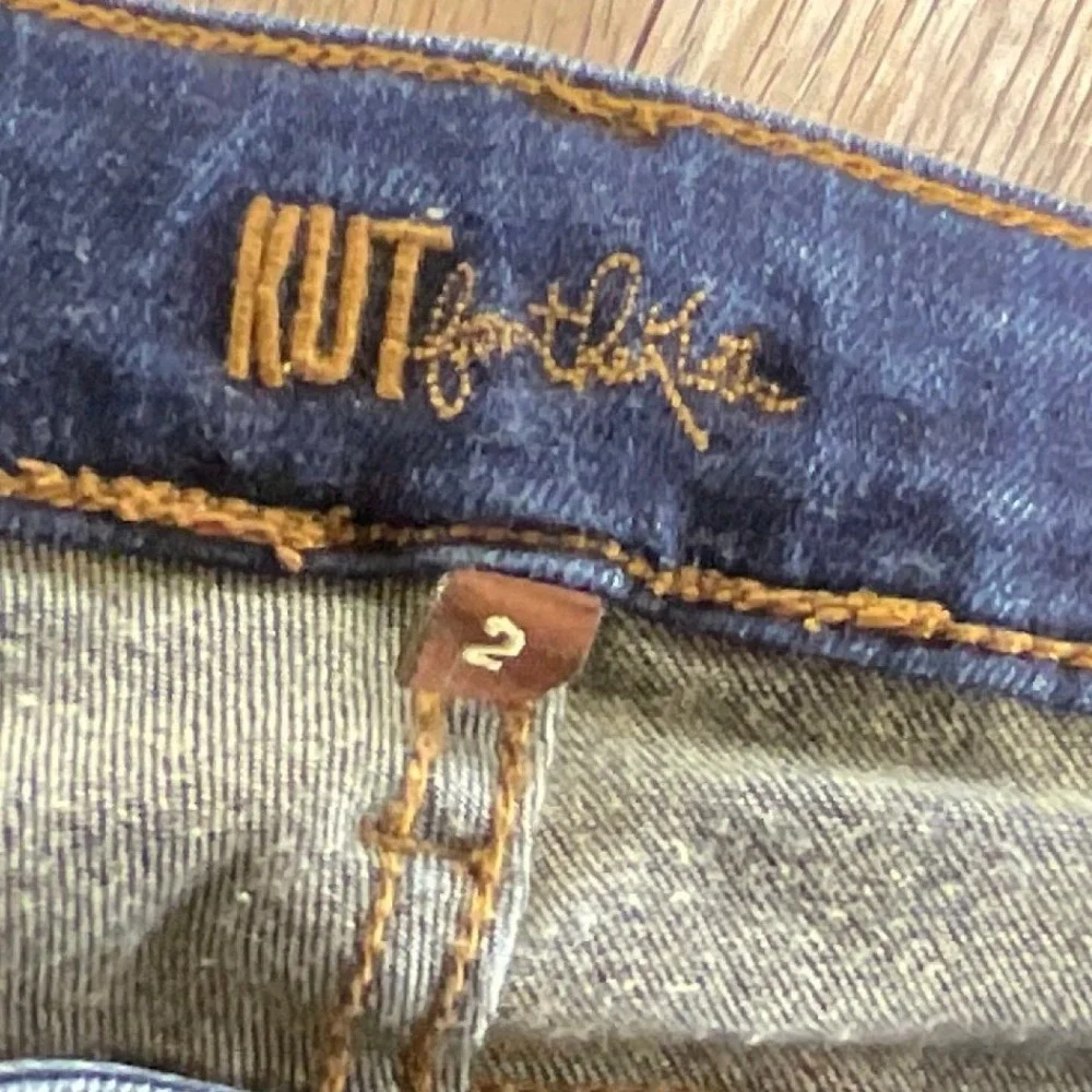 Kut from the Kloth Diana Skinny Jeans Dark Wash Denim KP4880ME1N Size 2